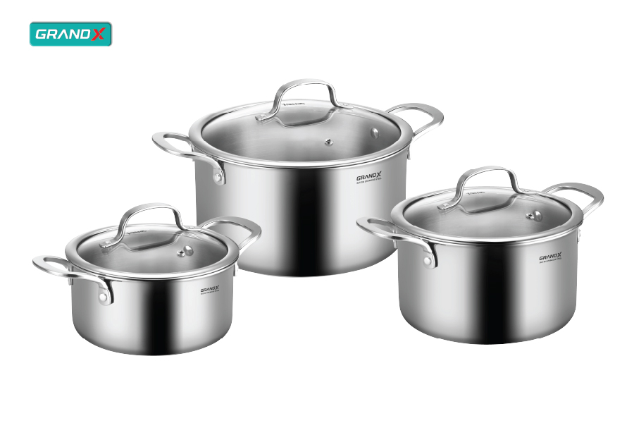 Bộ nồi cao cấp GX802 Elano – Lựa chọn hoàn hảo cho căn bếp hiện đại 2025 - Bộ nồi cao cấp GX802 Elano