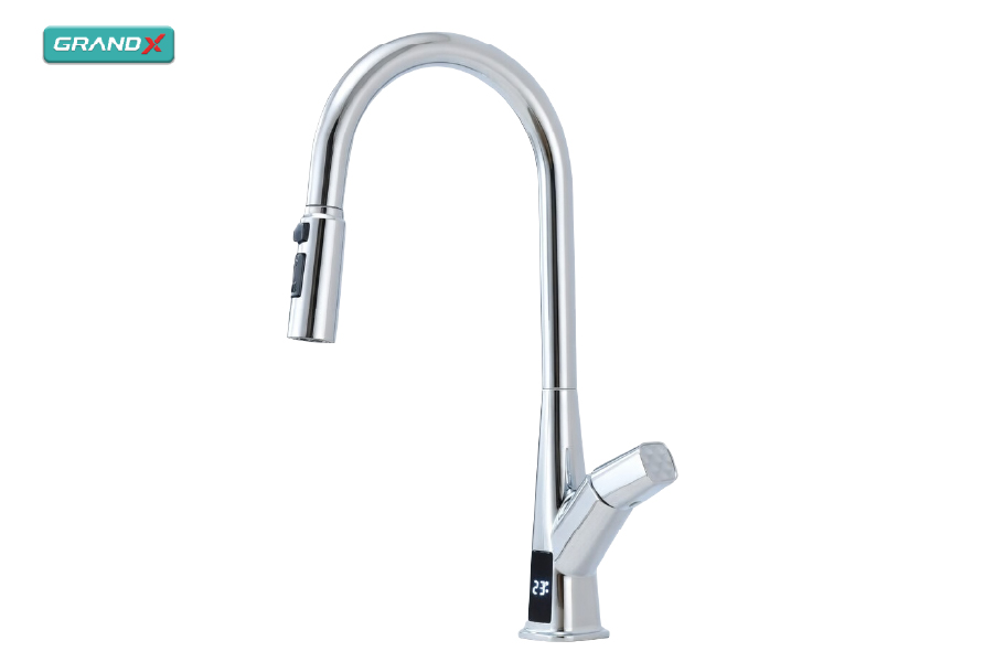 GX F18 Dual Spray – Vòi rửa bát cao cấp tích hợp màn hình hiển thị nhiệt độ thông minh - Vòi rửa bát GXF18 Dual Spray