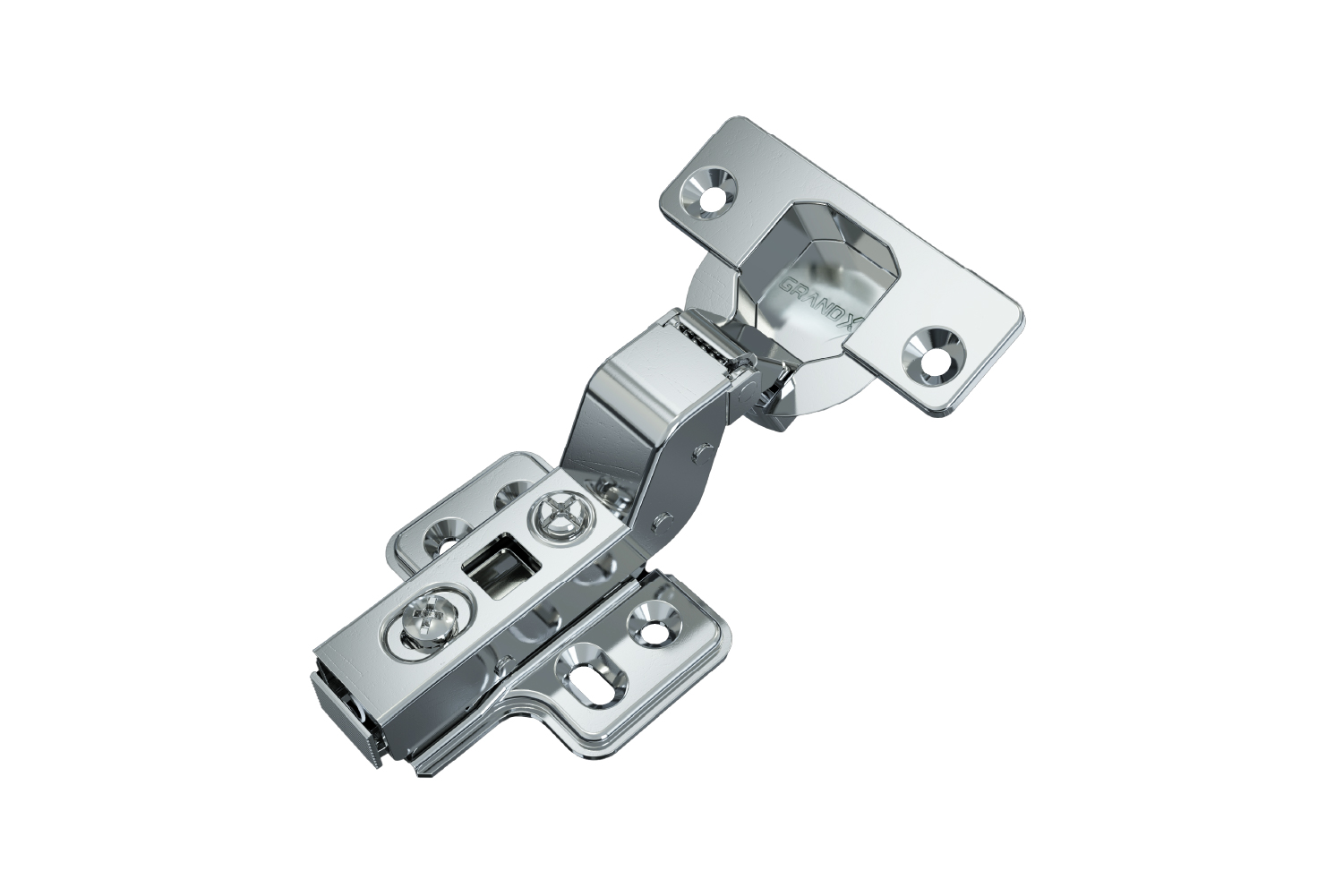 Bản lề cong lắp lọt lòng XC.S304HC - Bản lề Premium SUS304 XC.S304HC