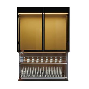 Giá bát đĩa nâng hạ điện thông minh nan oval XL.80EM1 GrandX
