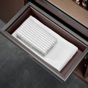 Ngăn kéo đựng quần áo bọc da cao cấp – High class grey XM.80A GrandX